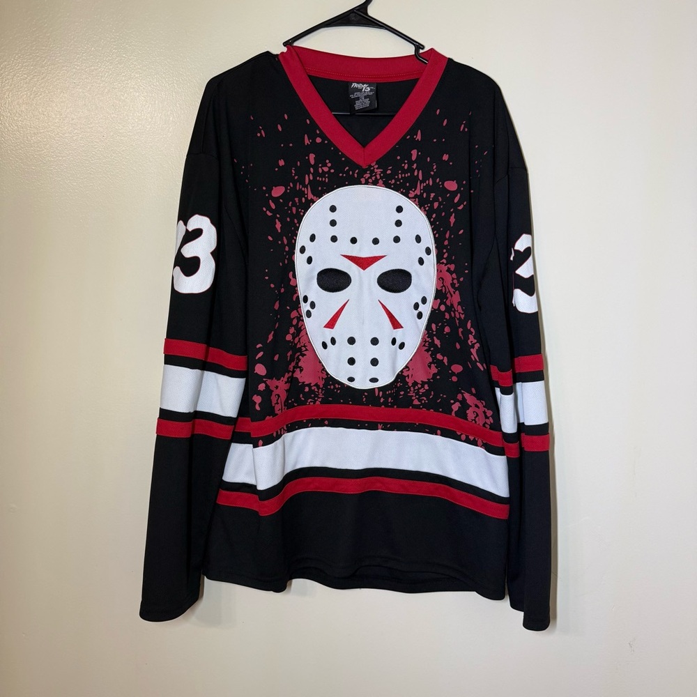 Friday the 13th Jason Voorhees Men’s Long Sleeve Jersey